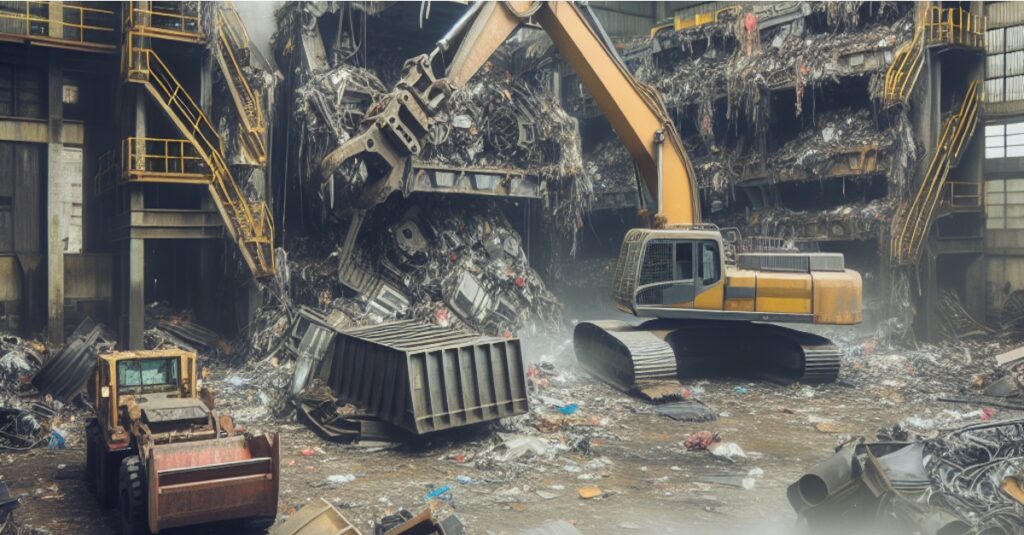 Reciclaje de chatarra en Alcalá de Guadaira